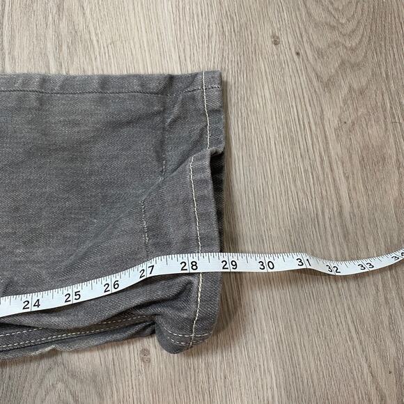 Vintage Y2K 501 Button Fly Straight Leg Gray Jeans Men's 34x29 - Picture 7 of 12